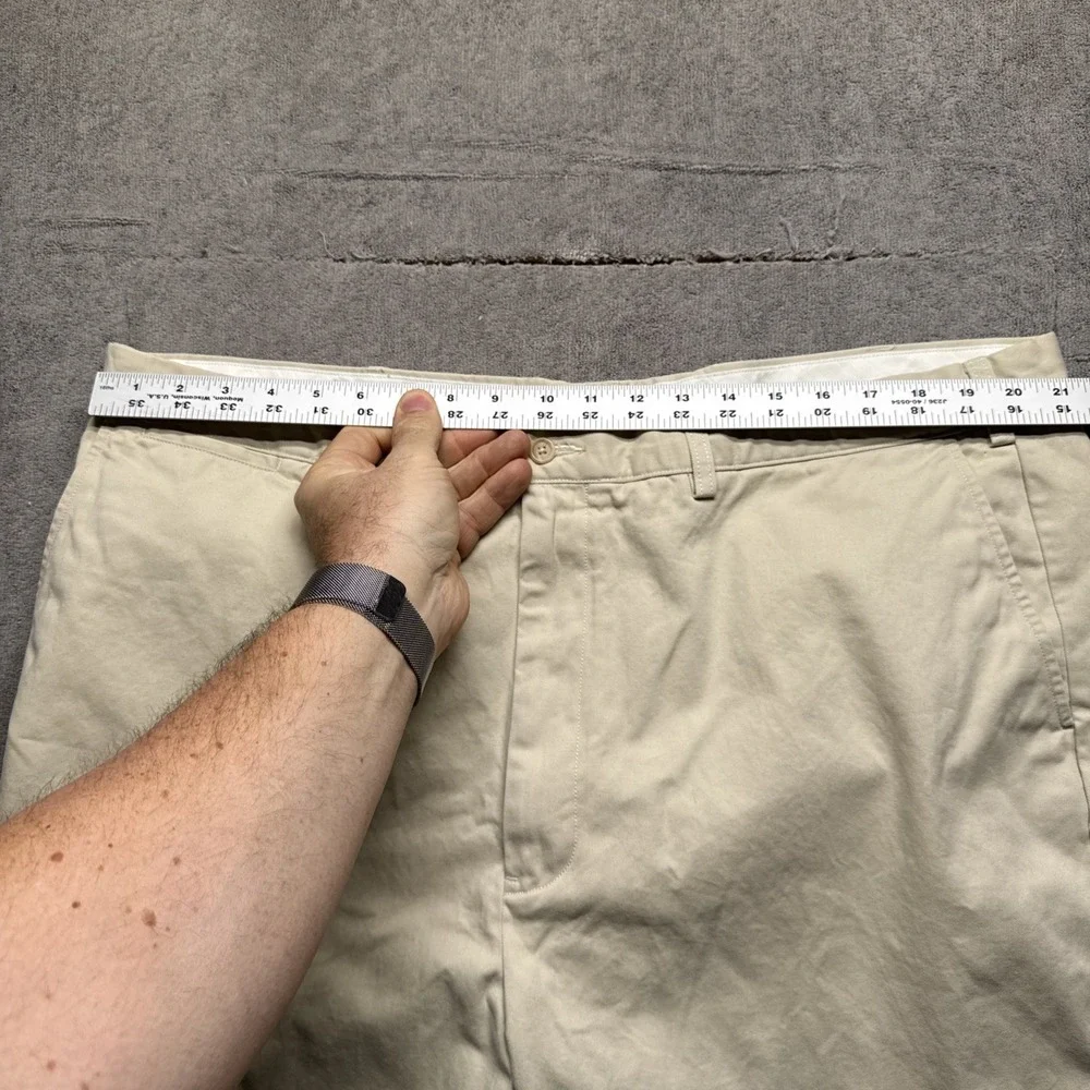 polo ralph lauren Shorts Mens 44B (fits 42)‎ Beige Flat Front 10